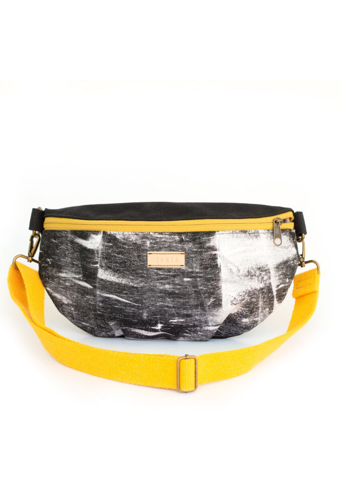 Waist bag - Black & Ocean