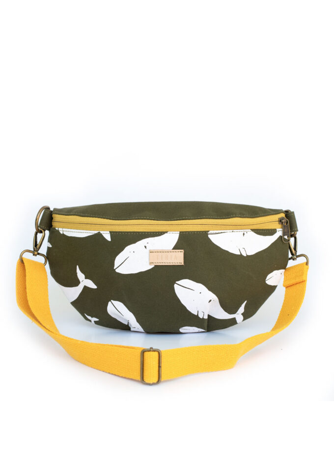 Waist bag - Olive & Whales