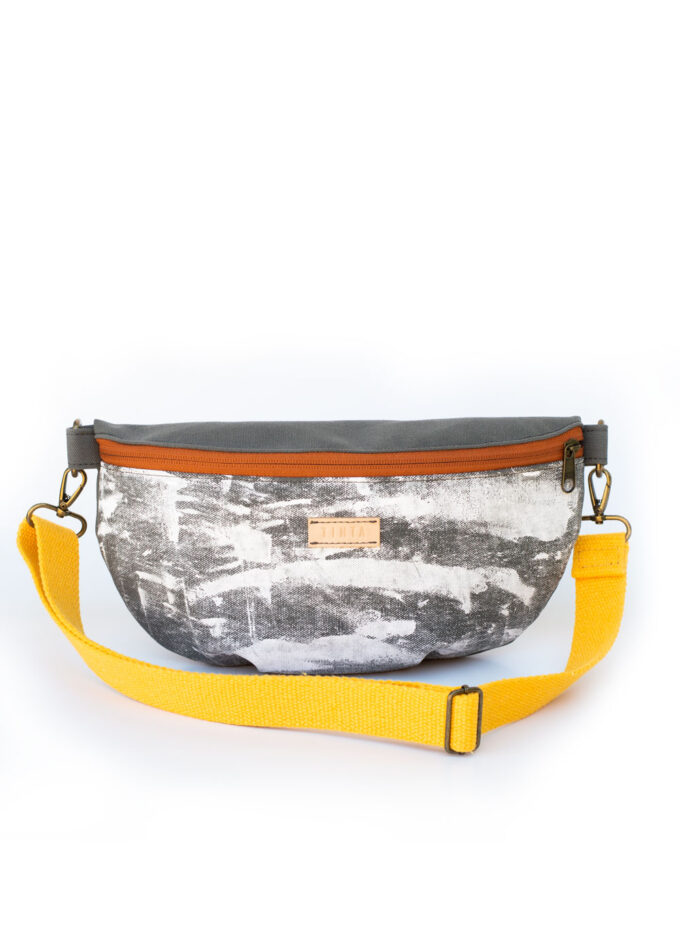 Waist bag - Dark Gray & Ocean