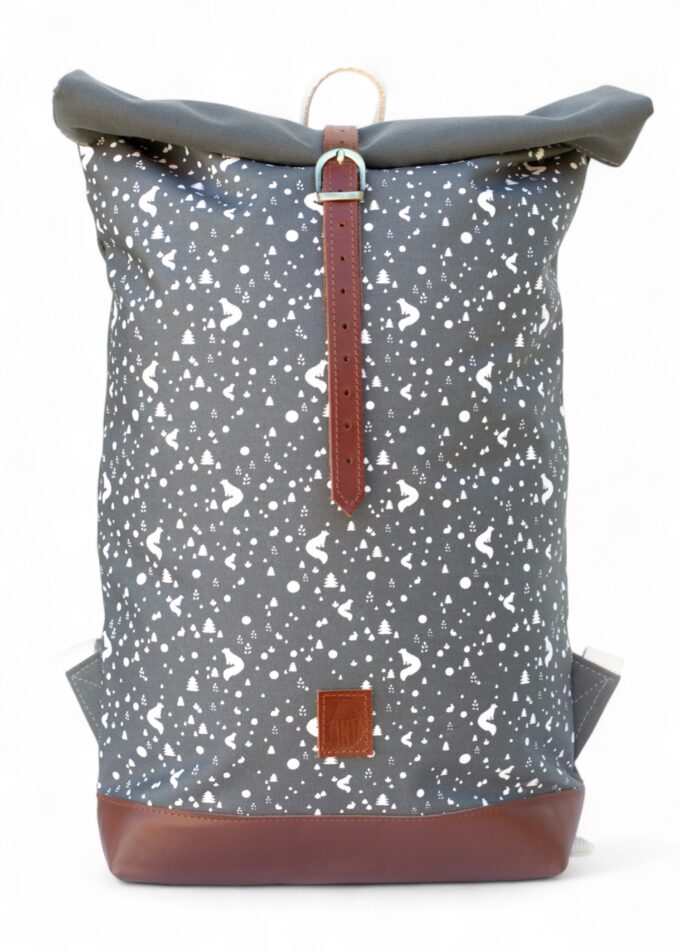Classic - Dark Gray & White foxes
