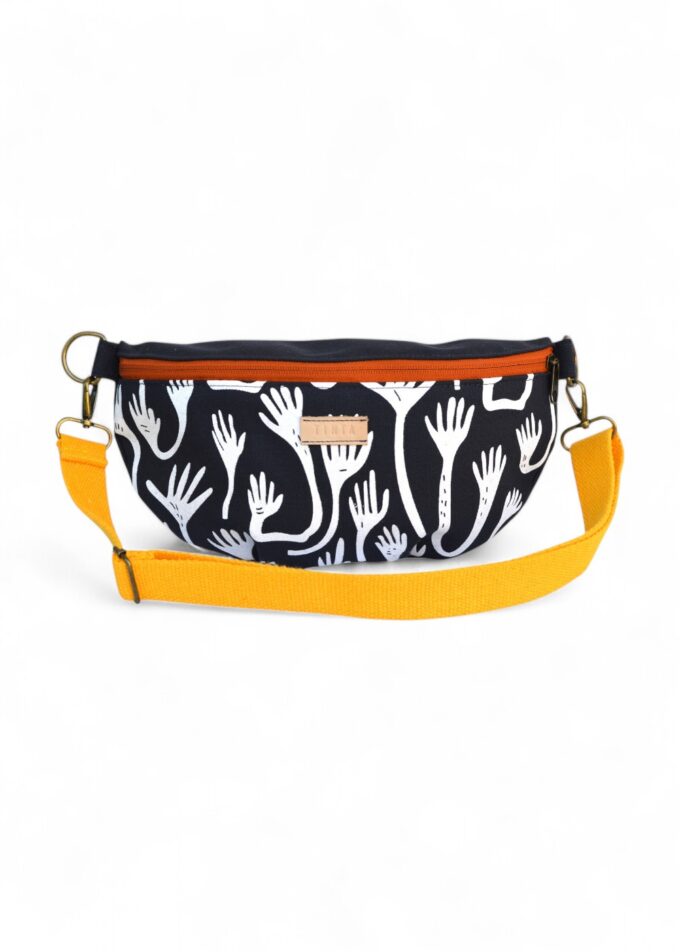 Waist bag - Navy & Hands