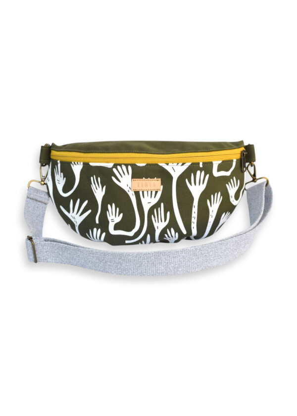 Waist bag - Olive & Hands